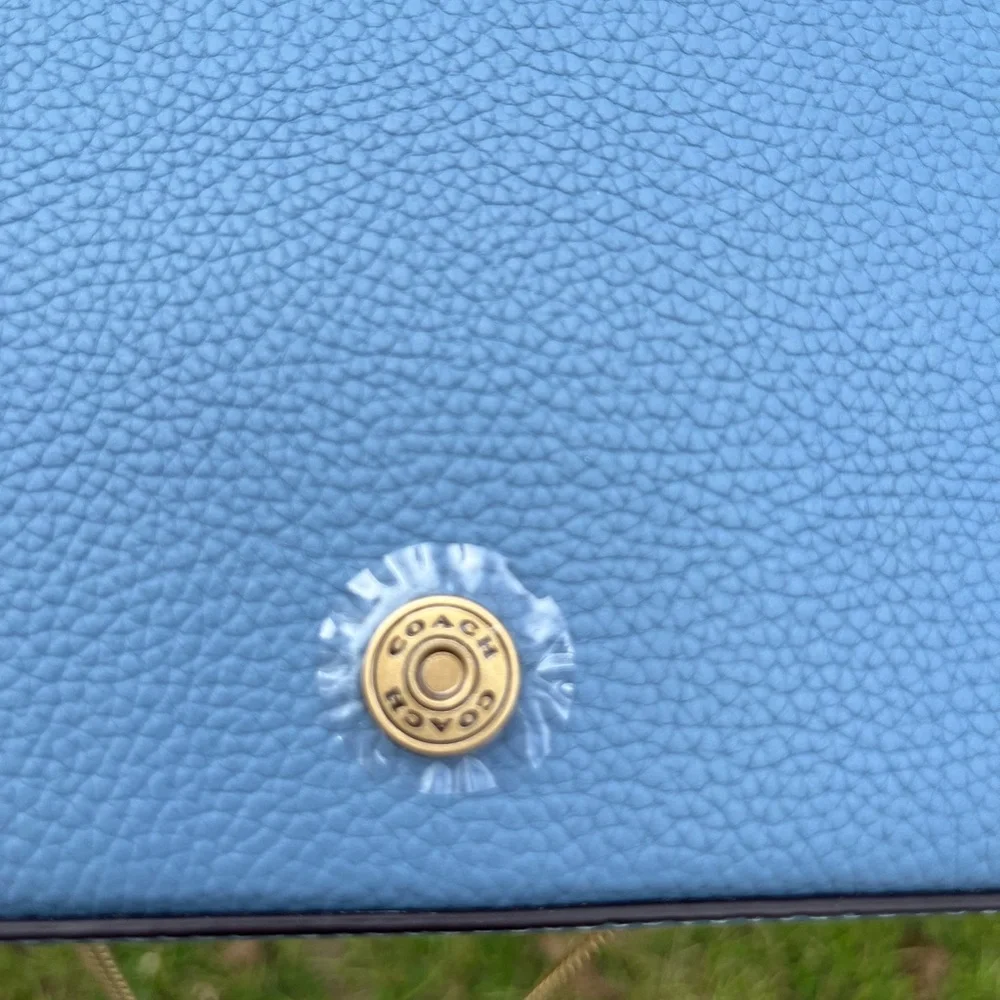 NWT Coach Crossbody in Bluebell with Removable Card Wallet - Picture 9 of 16